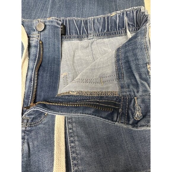 Judy Blue Drawstring Denim Jogger Jeans 3/26 Elastic Stretch Drawstring Denim - Picture 5 of 11